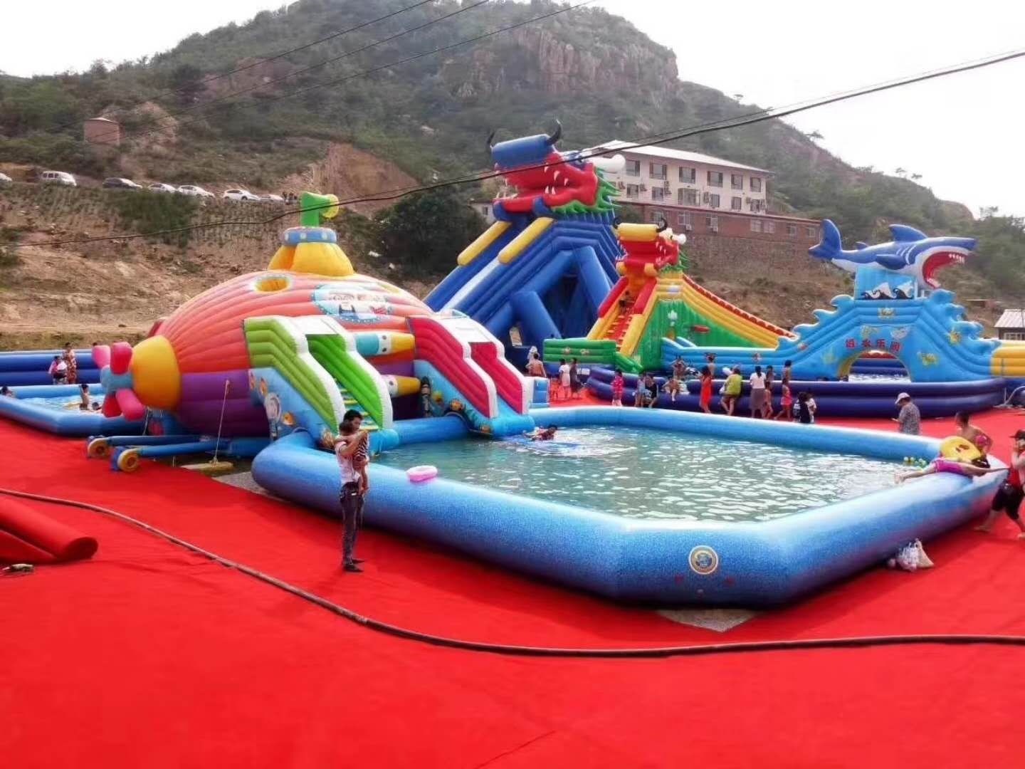 文昌深海潜艇儿童乐园充气游泳池